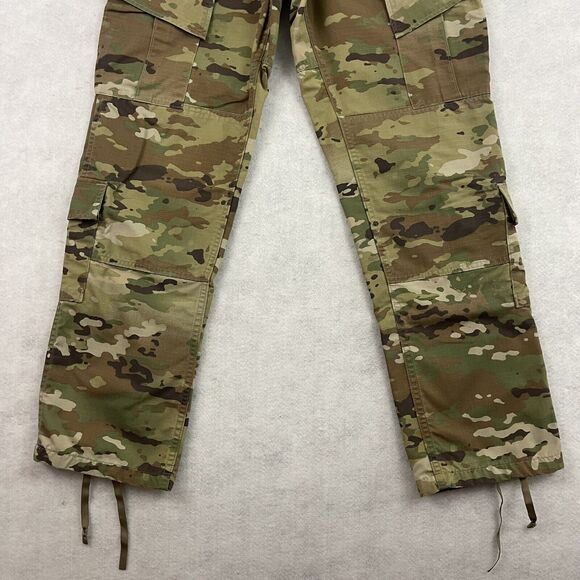 Military Combat Trousers Womens Size 28X30 Pants Green Camouflage Straight Leg - Picture 12 of 16